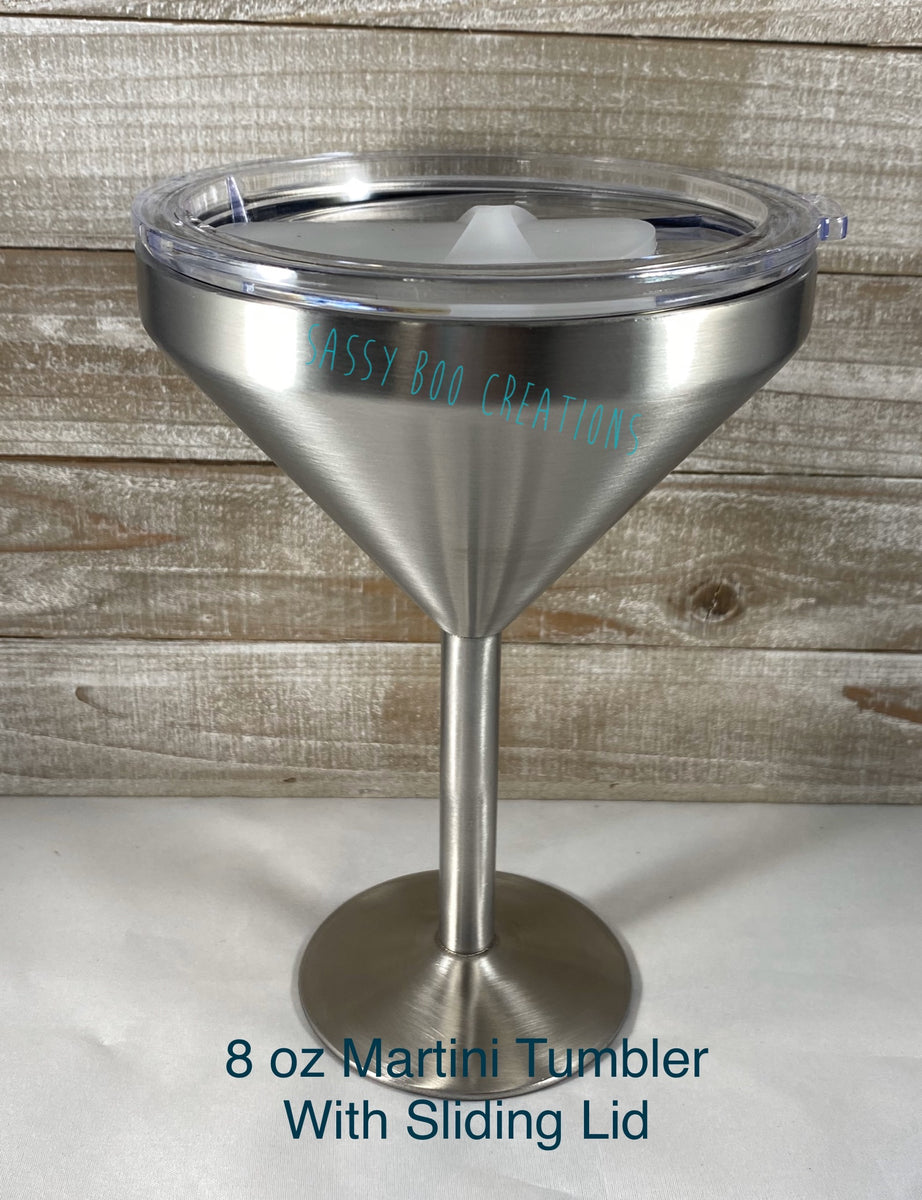 The Stainless Steel Martini Glasses