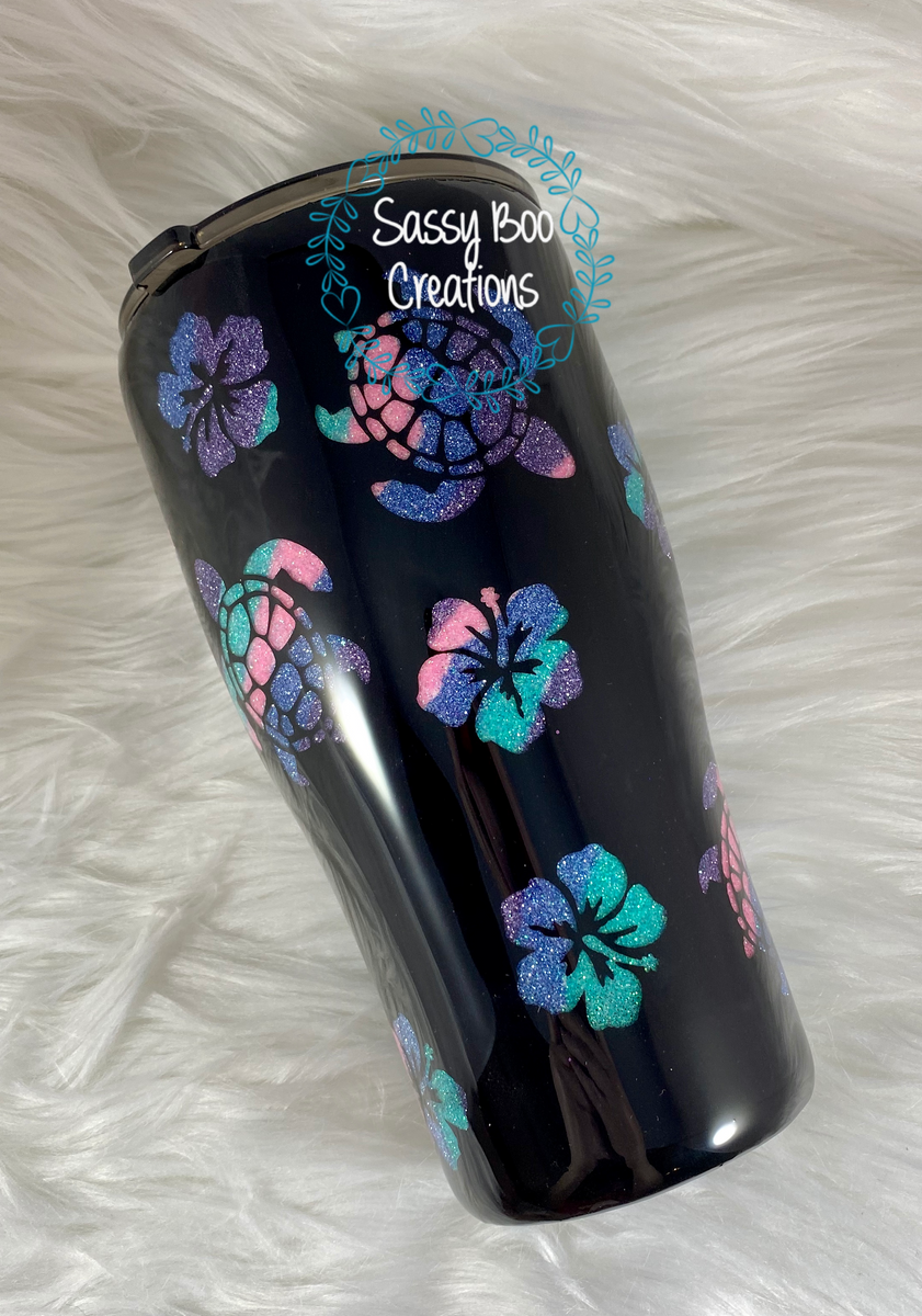 8 oz Martini Tumbler With Sliding Lid – Sassy Boo Creations