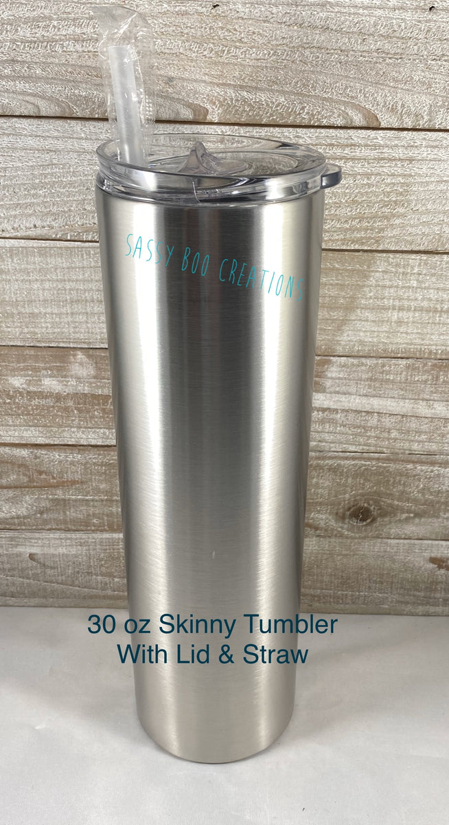 What the duck epoxied tumbler with duck lid30oz skinny epoxied