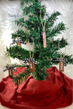 Rustic Farmhouse Peace, Joy, Noel, Believe, Merry & Jolly Wood Christmas Ornaments